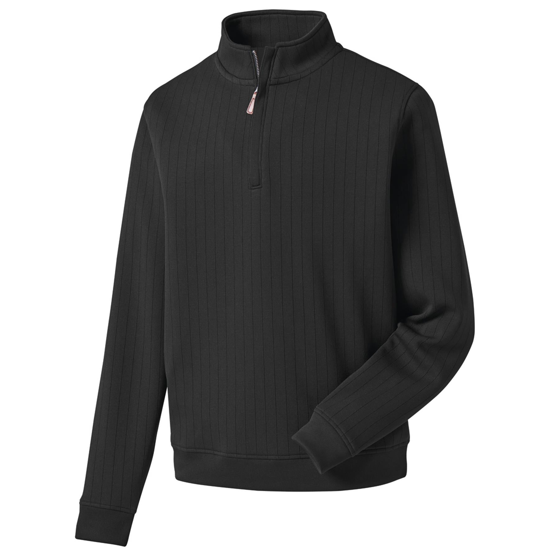Half Zip LS Pullover Black
