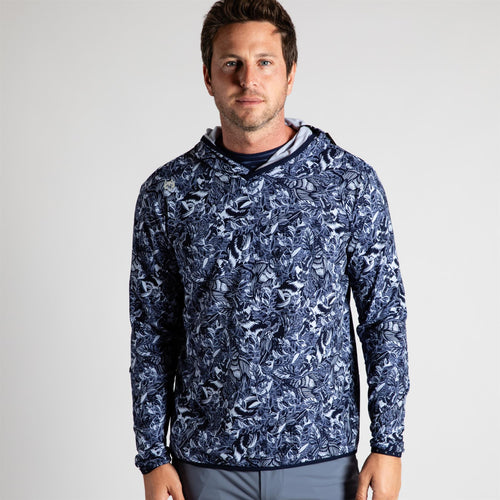 Stamped Colorado Hoodie Maltese Blue/Heron