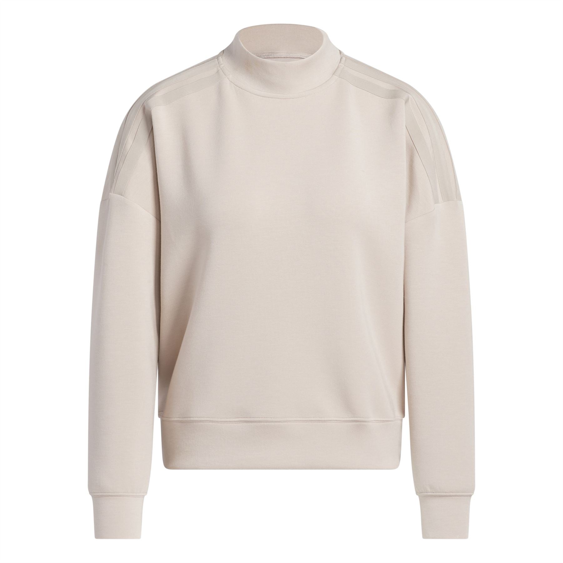 Womens Beyond The Course Spacer Mock Layer Sweatshirt Wonder Taupe