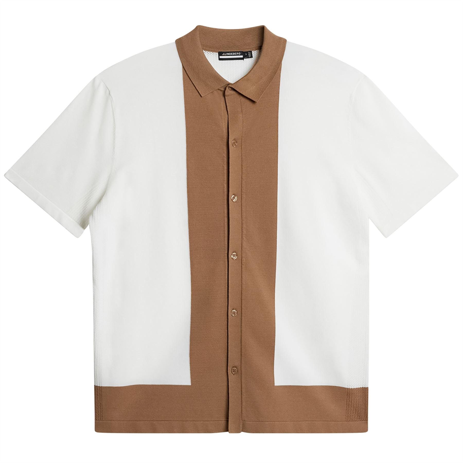 Rue Poly Blend Knitted Polo White