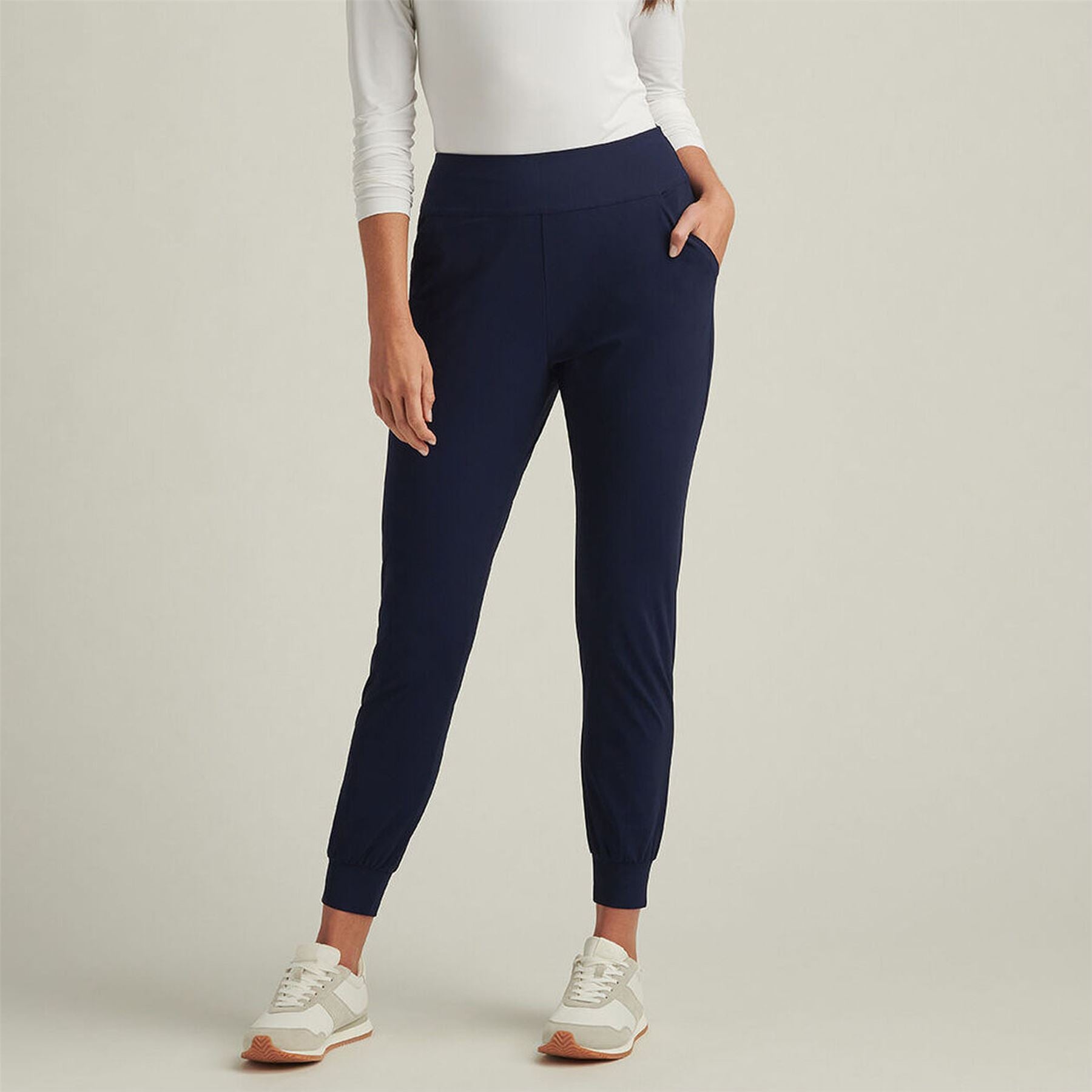 Womens Bingham Performance Joggers Navy