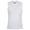 Womens Sleeveless Mock Neck Rib Top White
