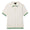Womens Albatross Polo White/Green Stripe