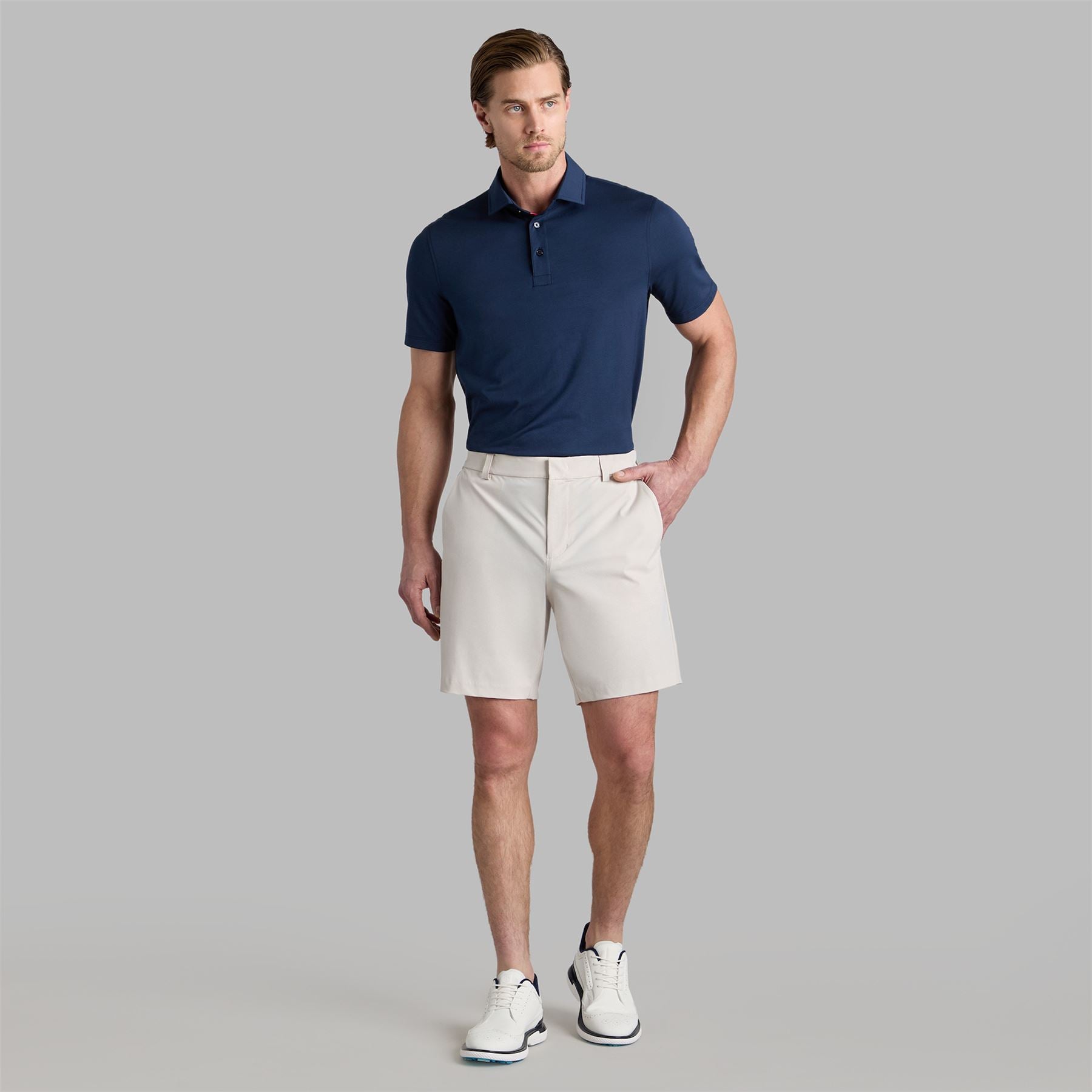 All Play Fine Stretch Pique Polo Twilight