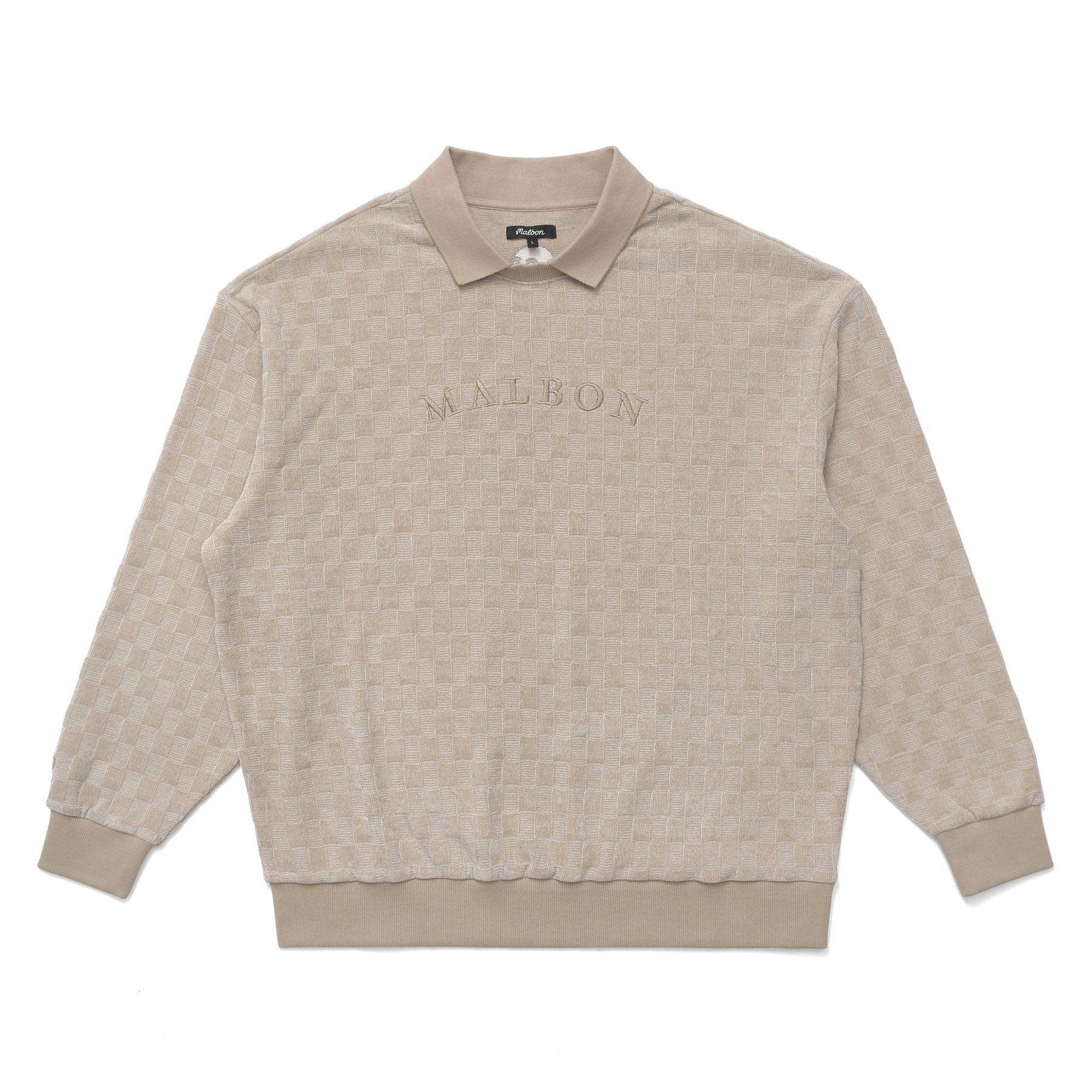 Yukon Fleece LS Polo Cream