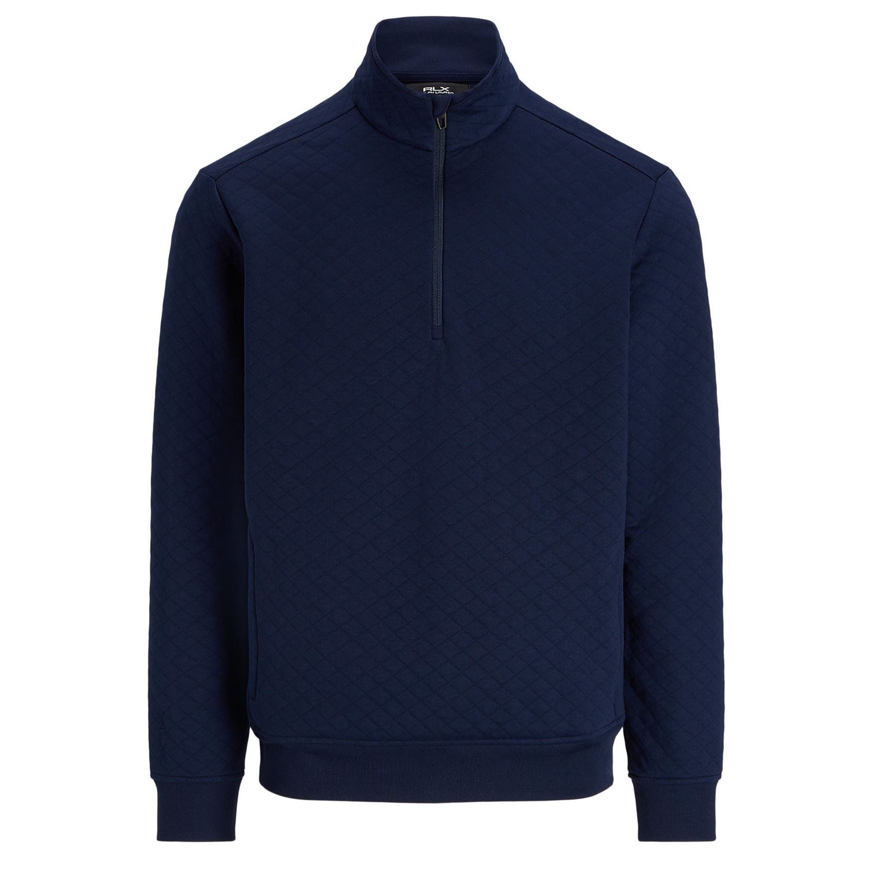 RLX Quilted Double Knit Sweatshirt Refined Navy