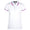 Womens Val Polo Shirt Ceramic White/Bright Pink/Summer Blue