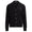 Performance Cotton-Blend Cardigan Polo Black