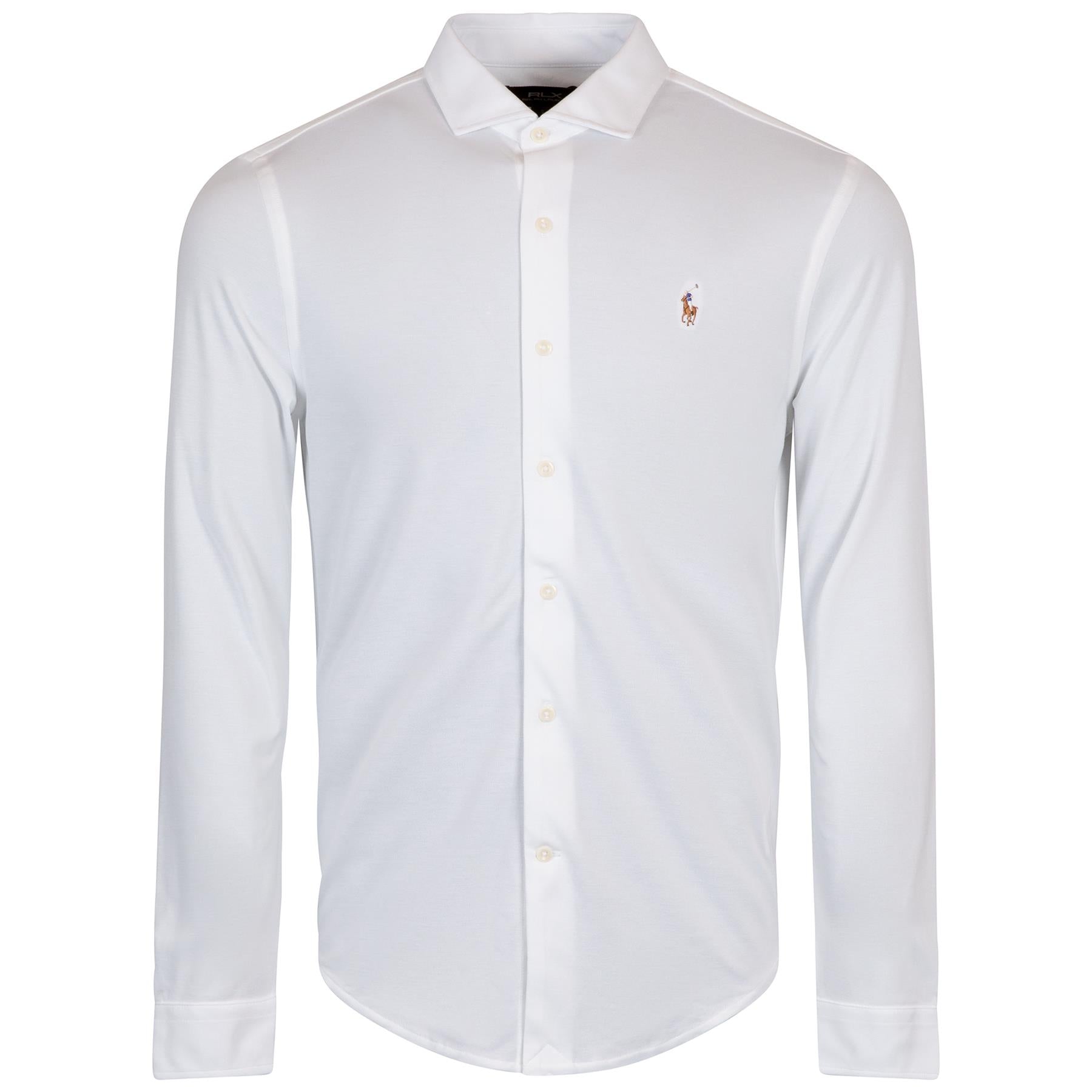 RLX Performance Pique Knit Shirt Ceramic White