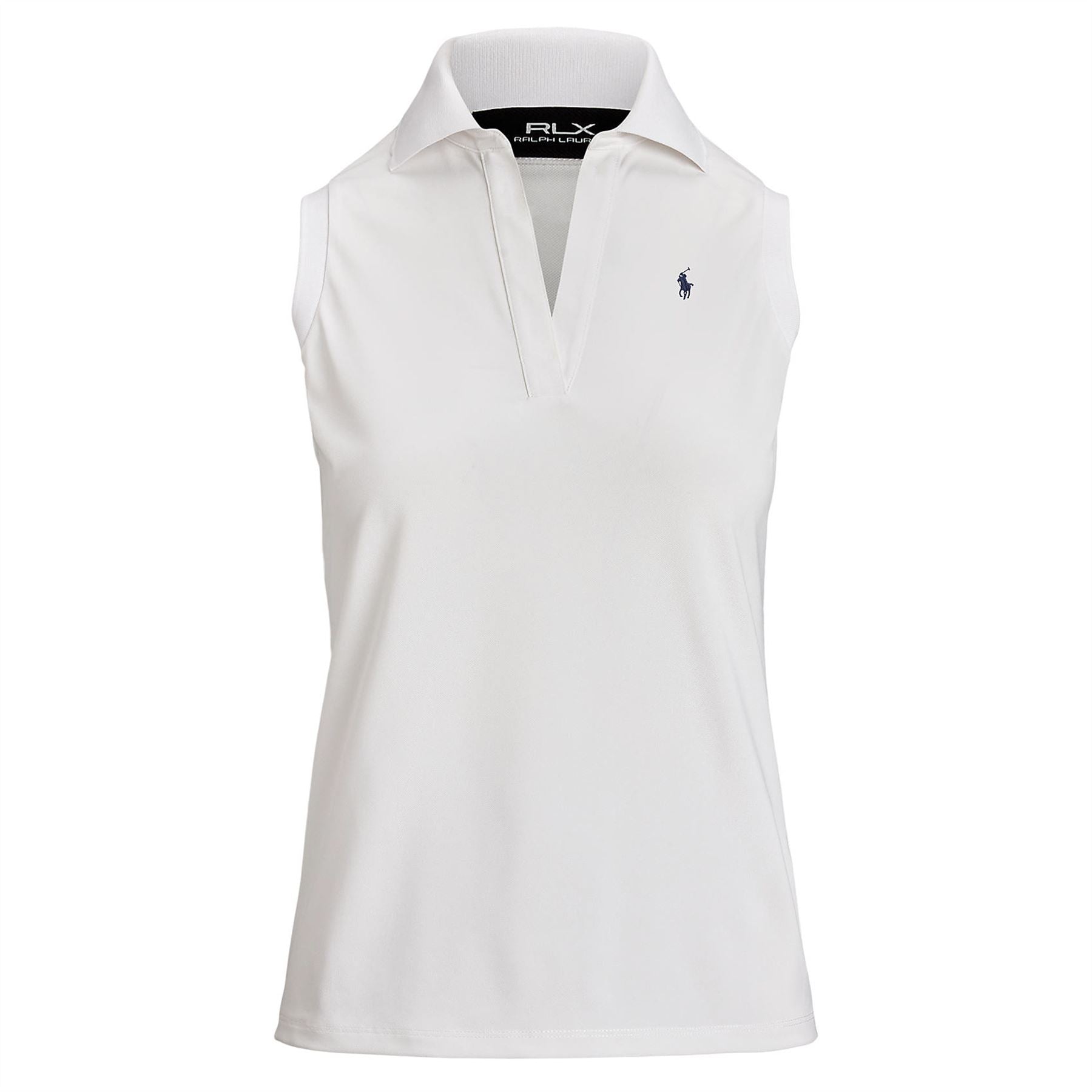 Womens RLX SL Air Tech Pique Polo Ceramic White