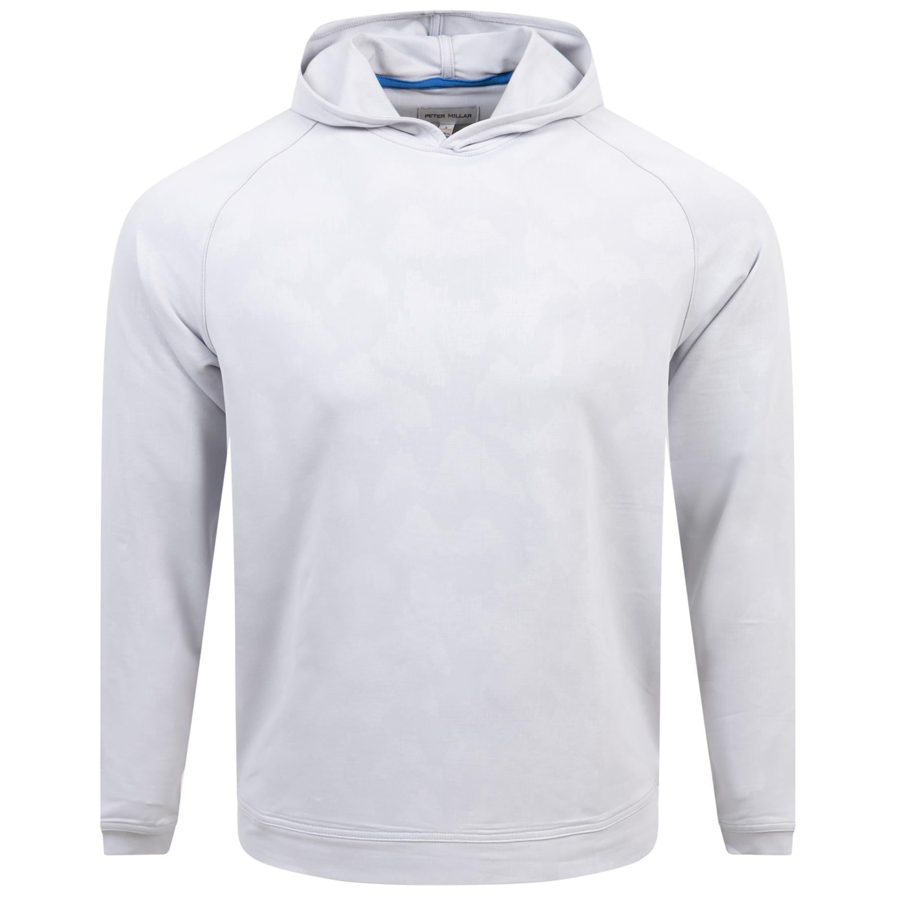 Pine Windowpane Camo Performance Hoodie British Grey