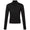 x TRENDYGOLF Womens Swiftly Relaxed Half Zip Black/Gull Grey