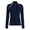 Womens Colour Block Luxe Staple Quarter Zip Pullover Twilight