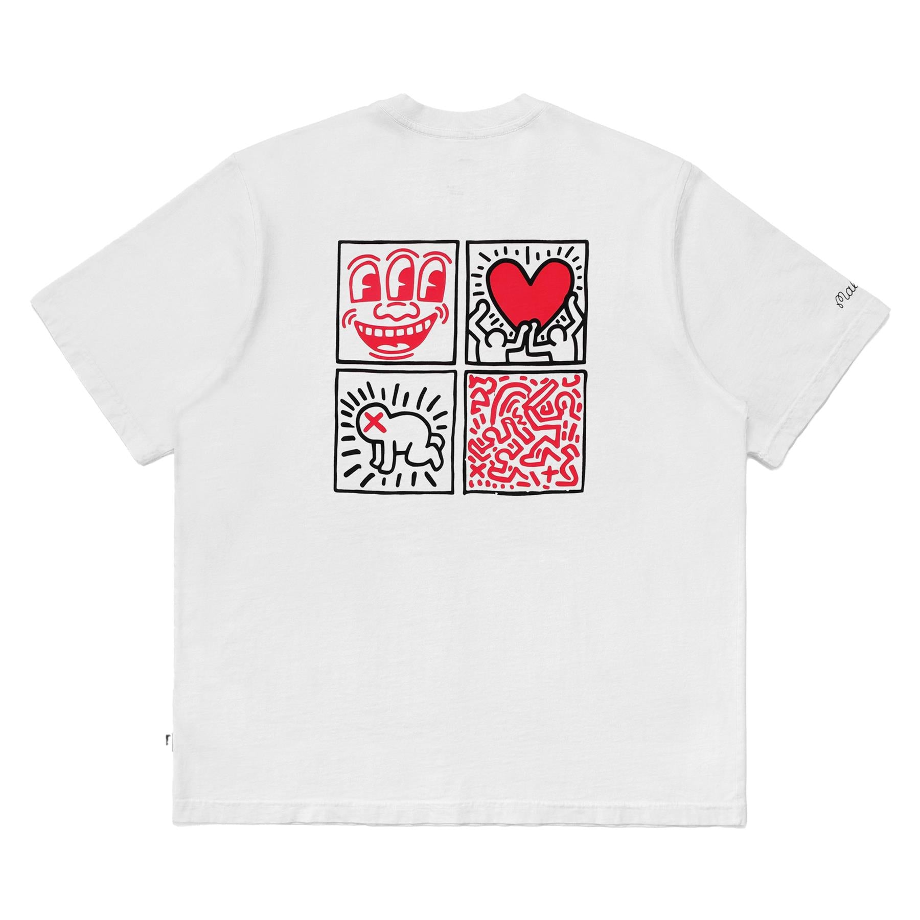 x Keith Haring Pocket Tee White