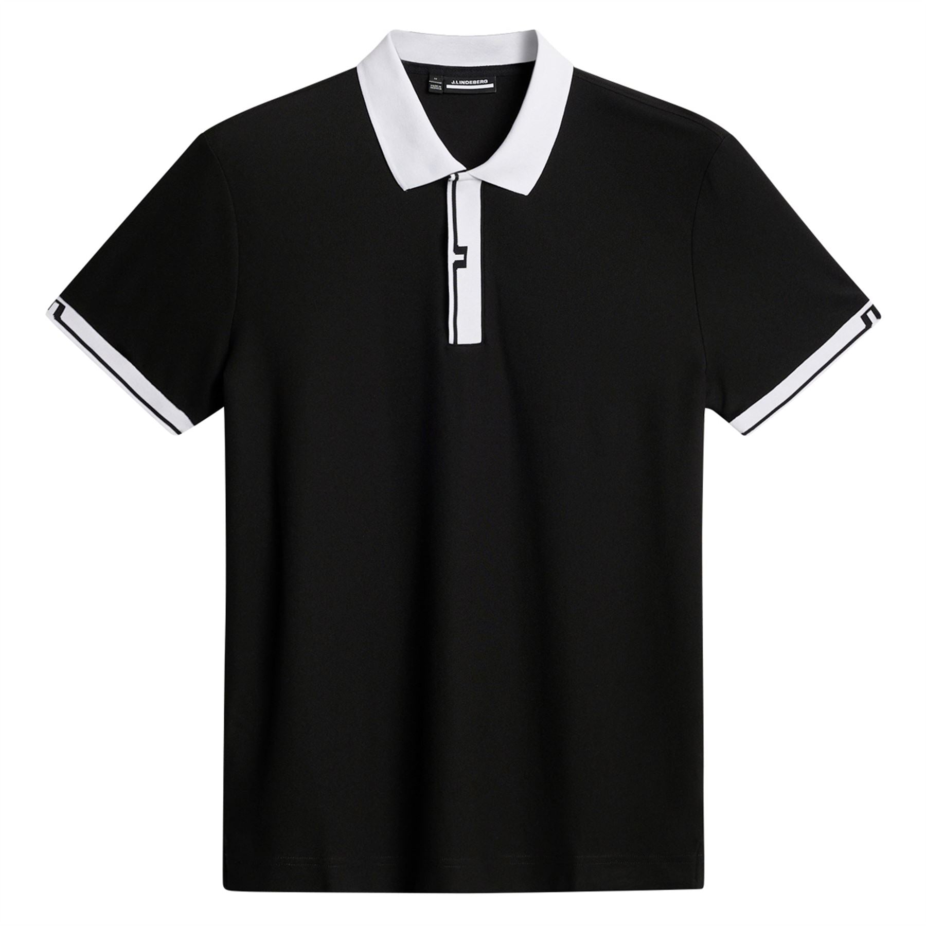 Bay Slim Sport Pique Polo Black