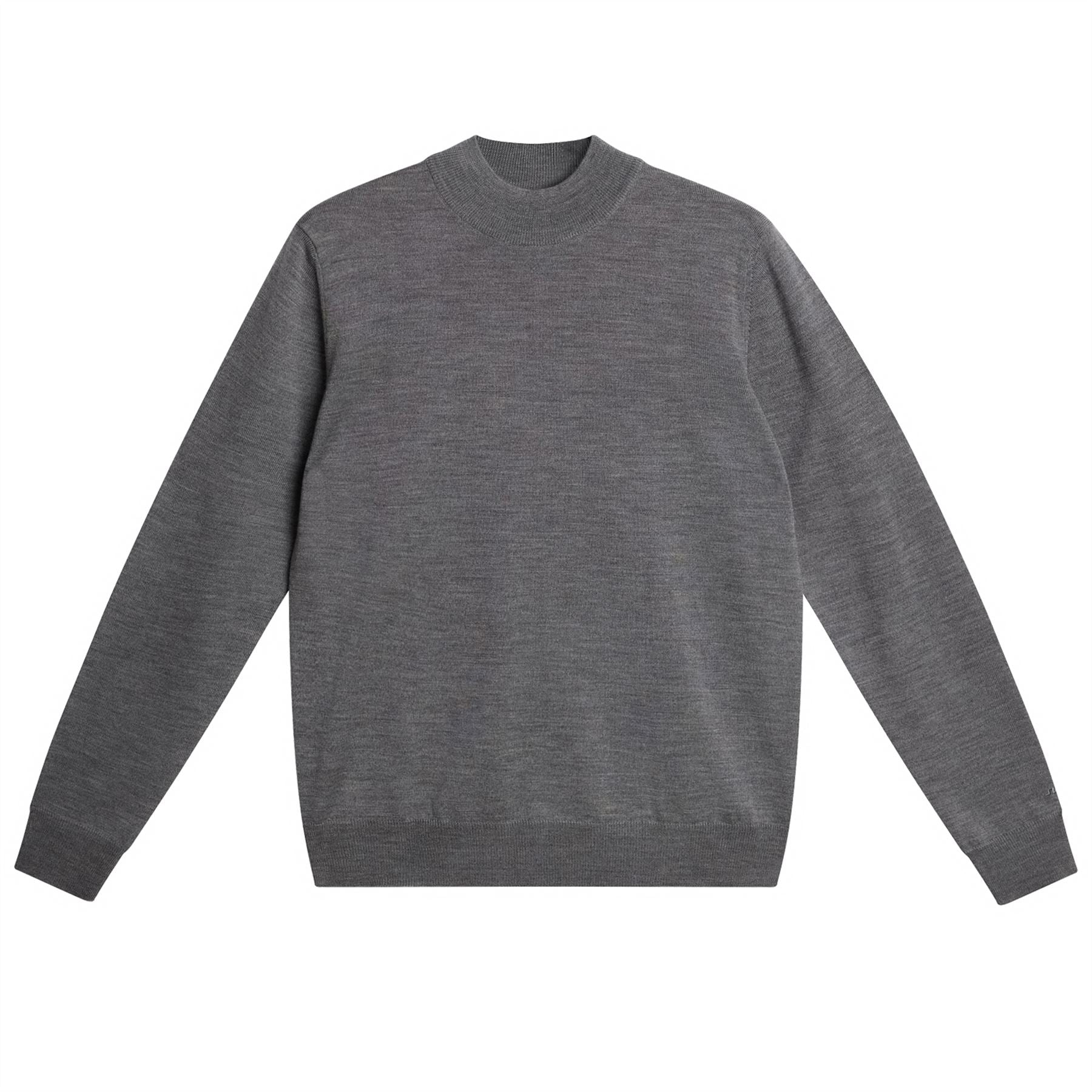 Korman Merino Turtle Neck Knit Mid Grey Melange