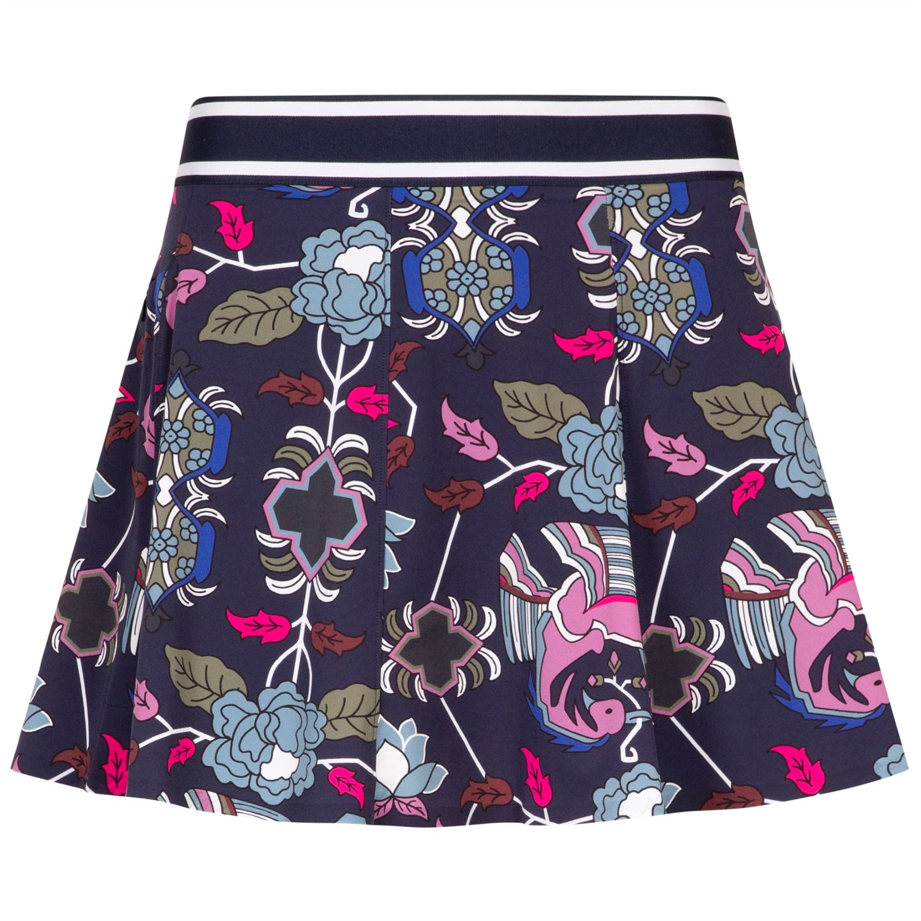 Womens Mountain Laurel Phoenix Flare Skirt Maltese Blue