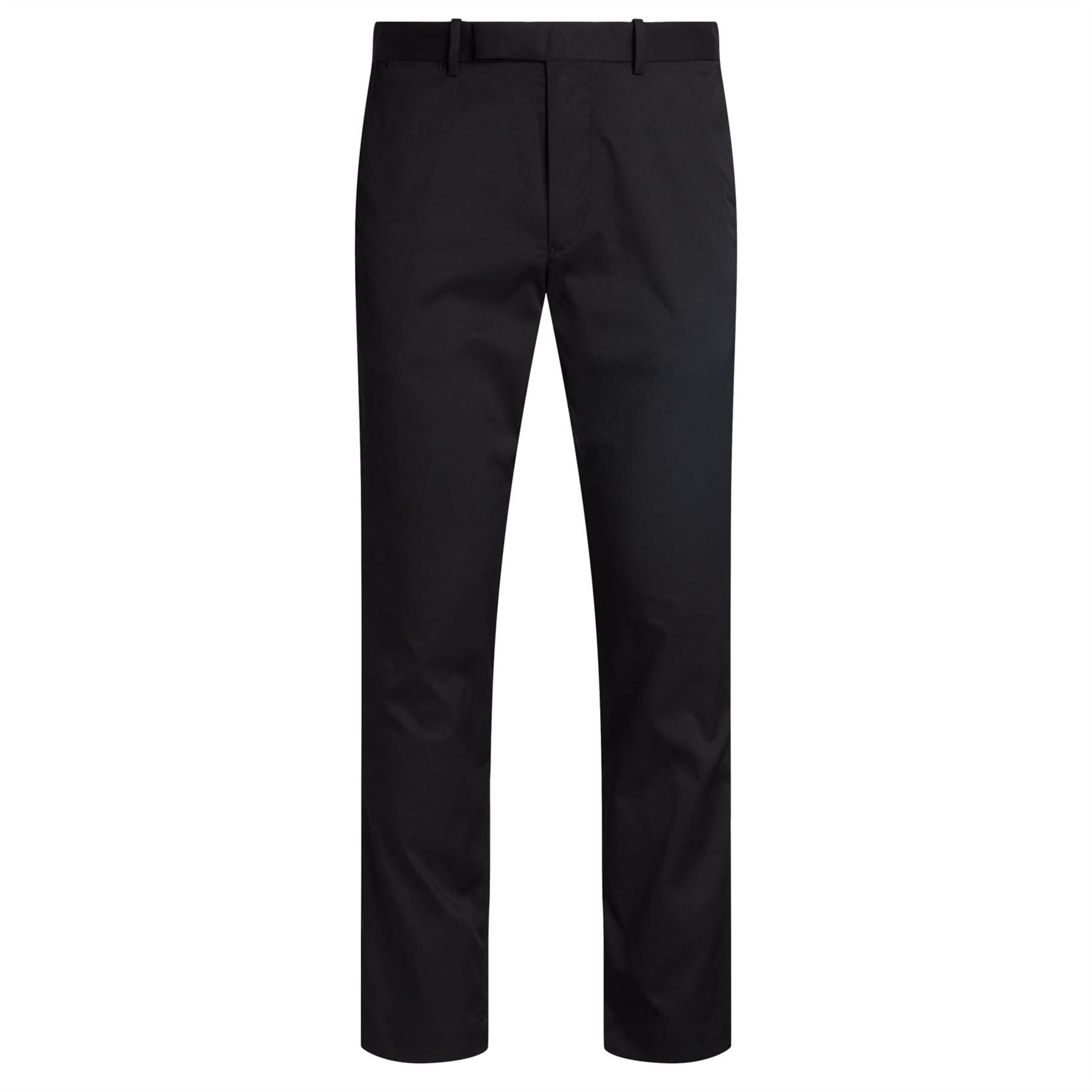 Tailored Fit Performance Twill Pants Polo Black