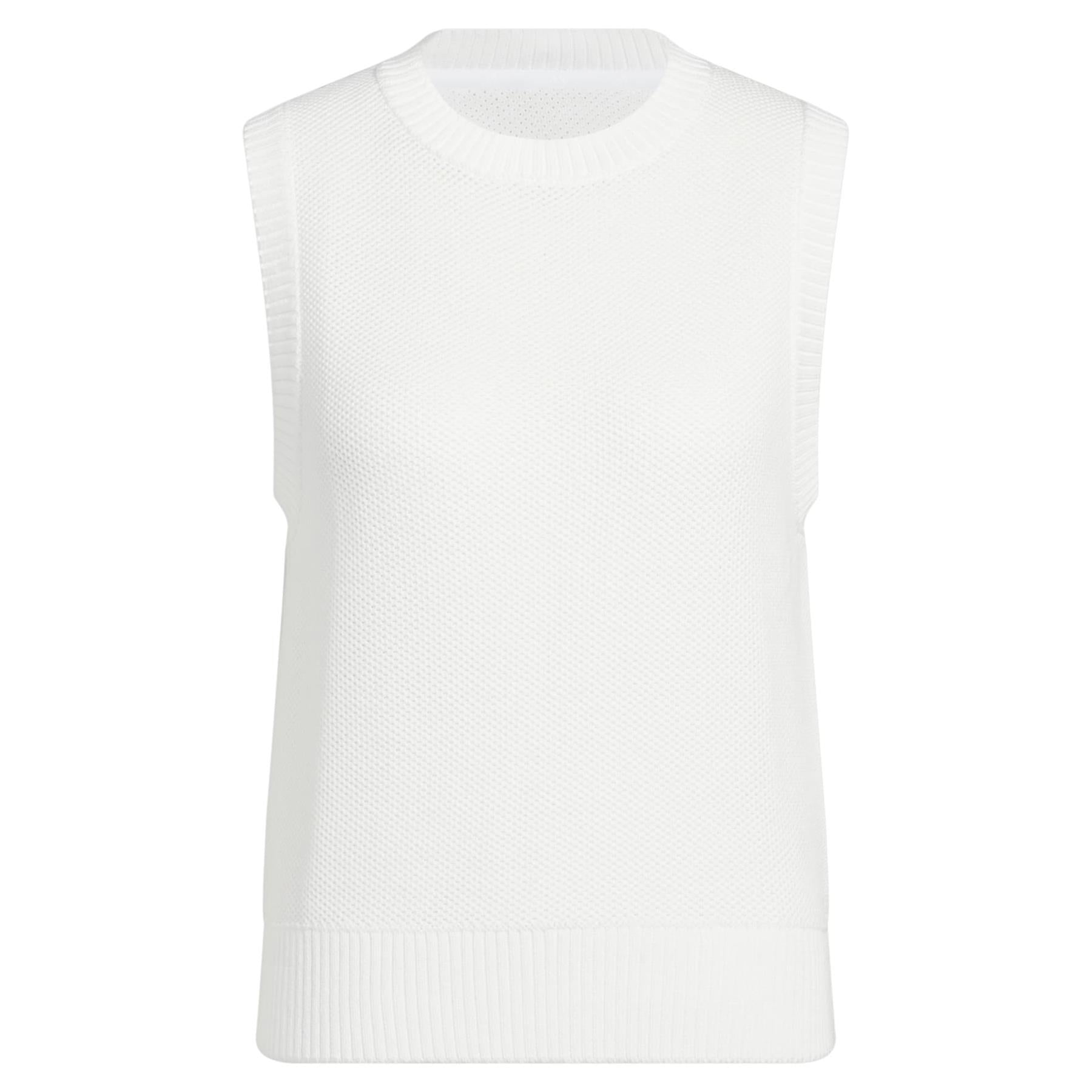 Womens Ultimate365 Knit Tour Vest White