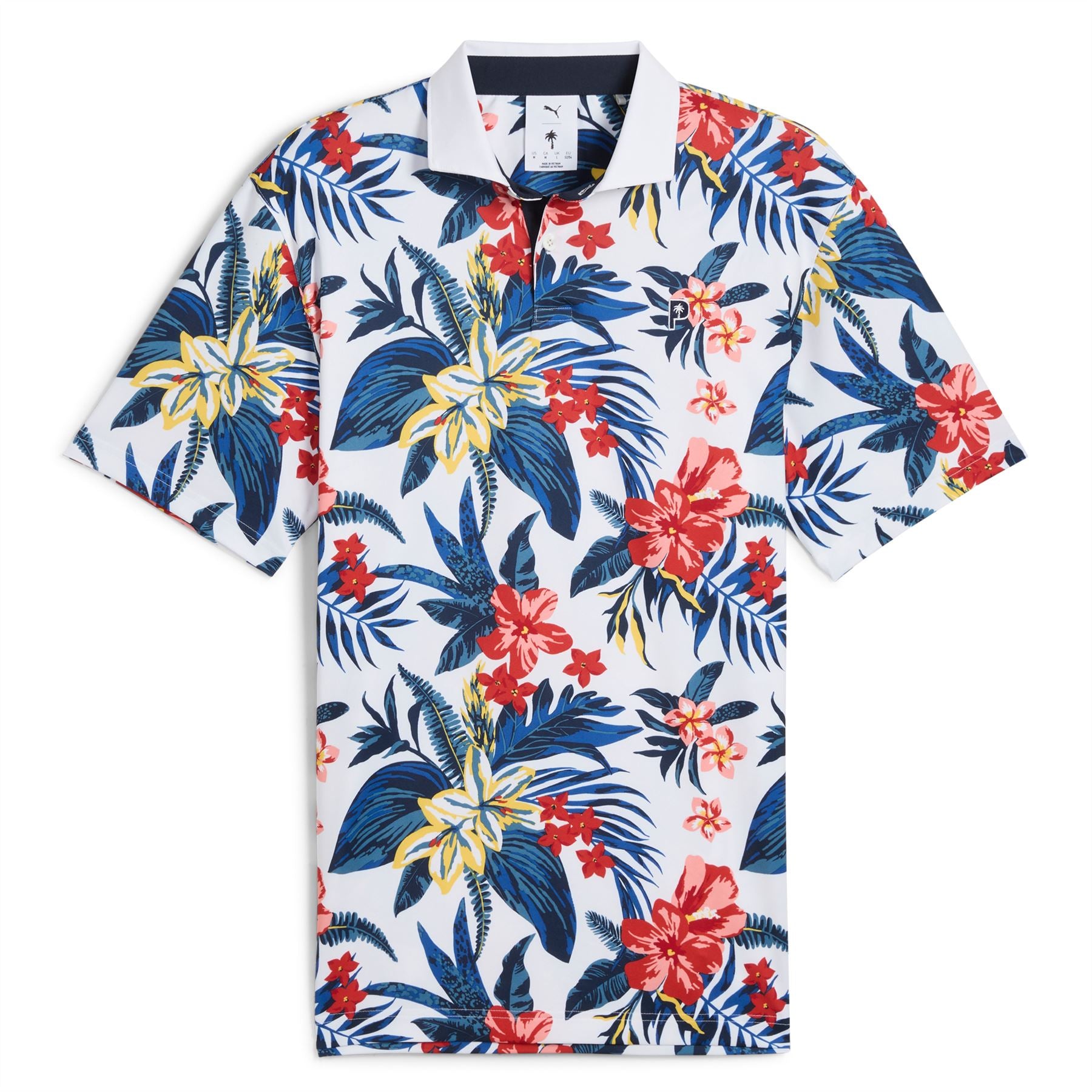 x PTC Floral Polo White Glow