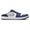 Air Jordan 1 Mule Shoes White/Metallic Silver/Midnight Navy