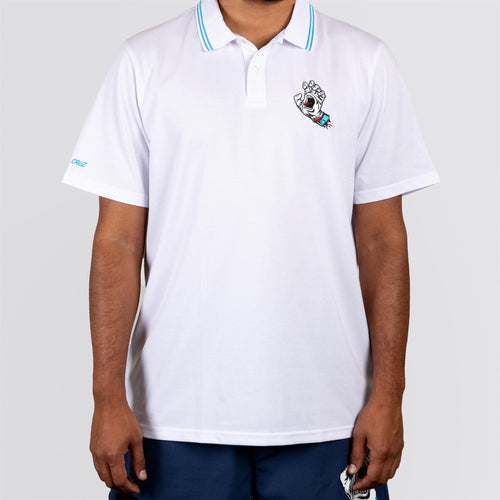 x Santa Cruz Fairway Polo White