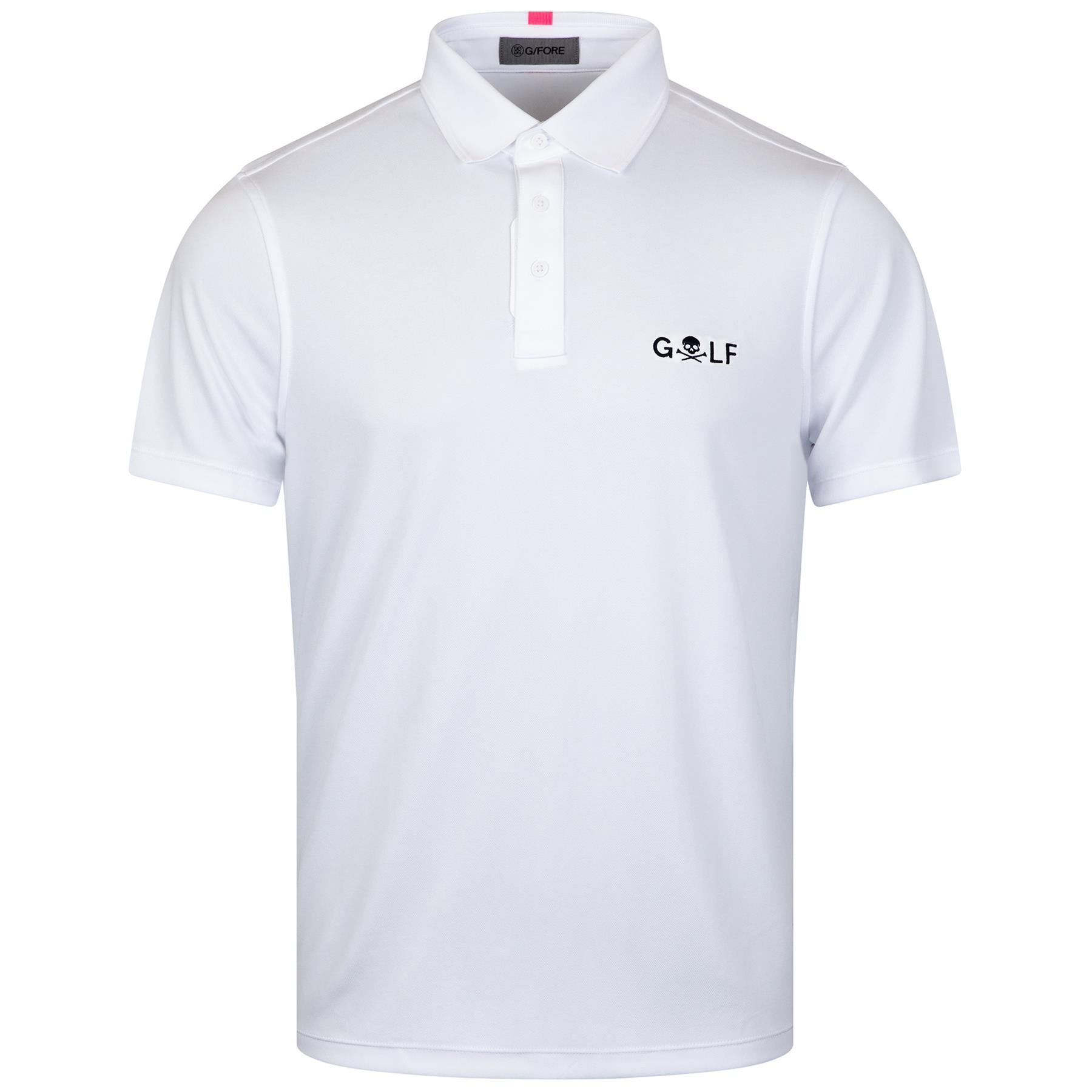 S&T Golf Logo Essential Performance Pique Polo Snow