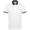 Regular Fit Stretch Cotton Pique Contrast Collar Polo White