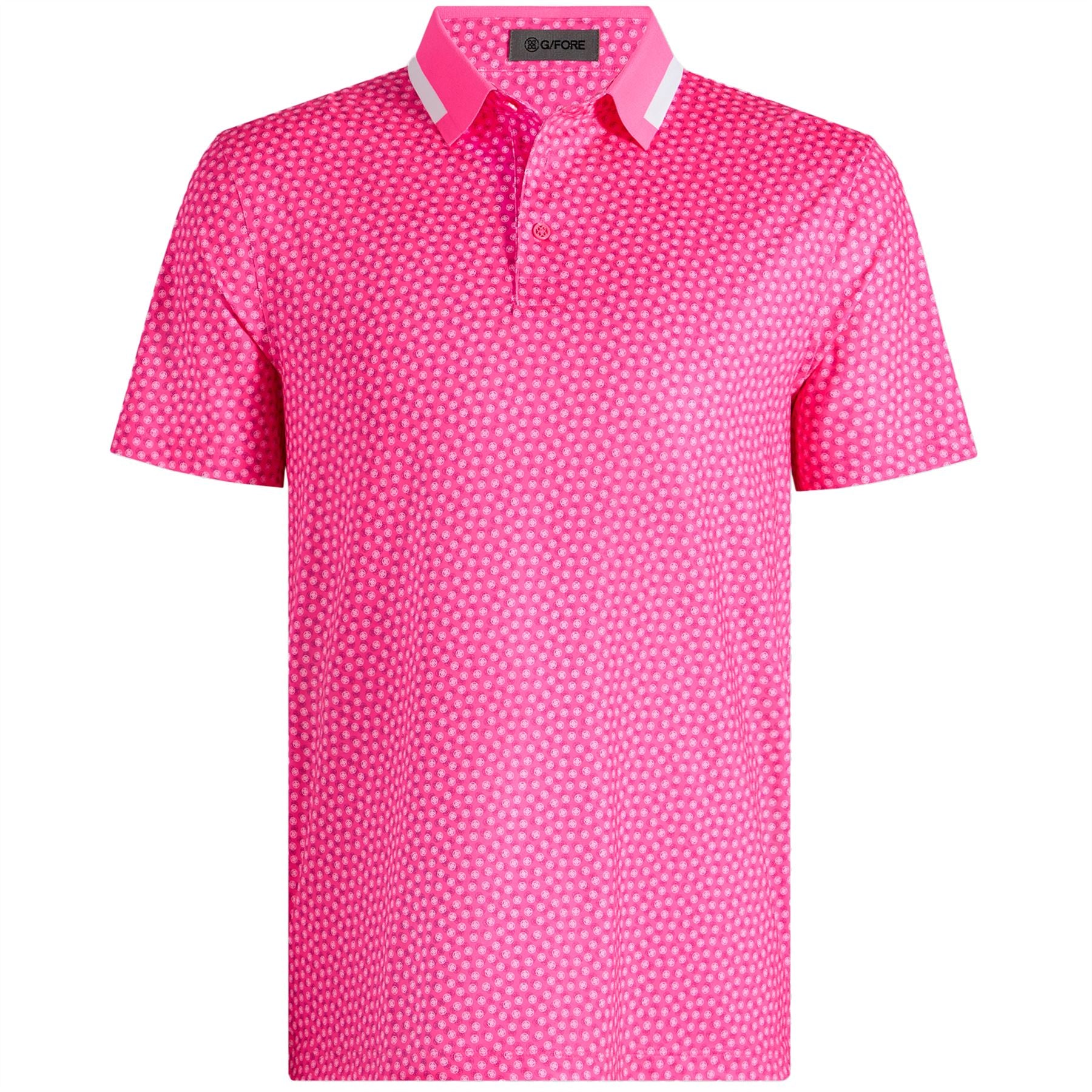 Circle G's Tech Jersey Polo Knockout Pink