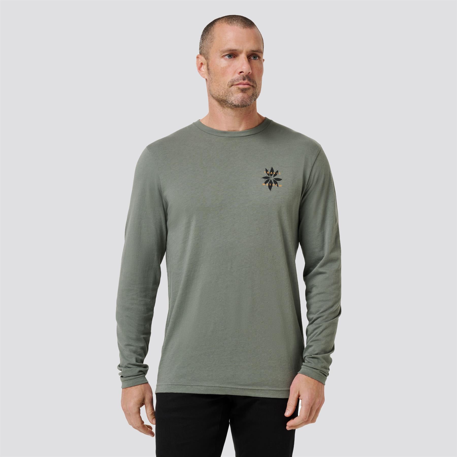 Big Bay LS Tee Dark Olive