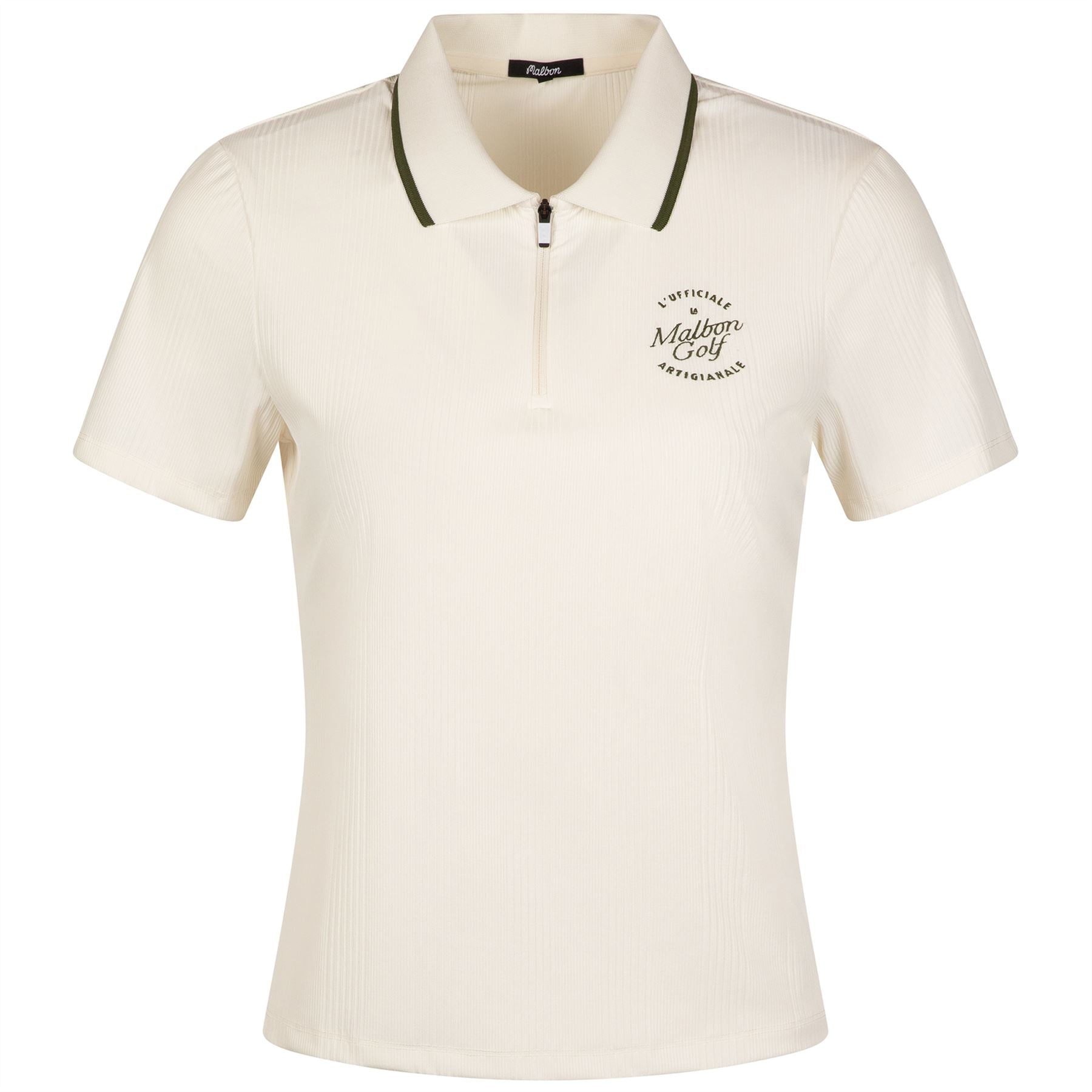 Womens Camilla Quarter Zip Polo Ivory