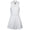 Womens Moveknit Sleeveless Zip Dress White