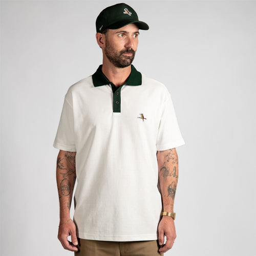 Kooka Two-Tone Polo White/Green