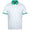 Miguel Modern Argyle Print Polo White/Golf Green