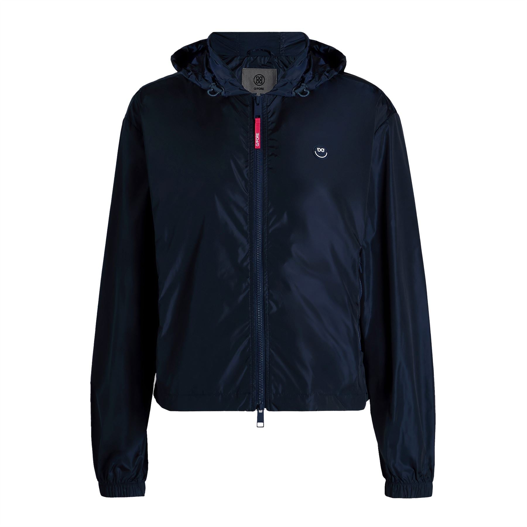 Womens Fine Nylon Full Zip Hoodie Twilight