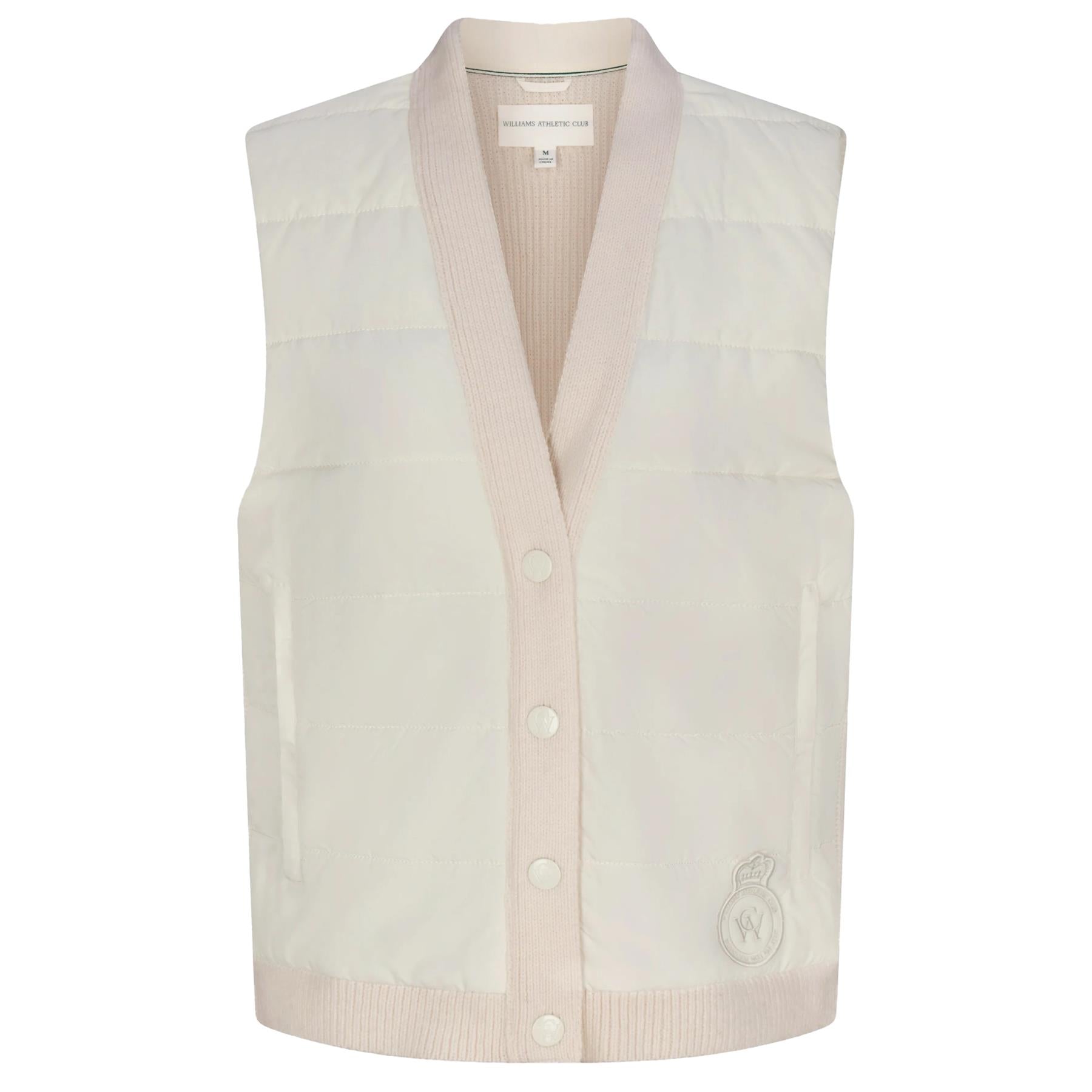 Womens Hallee Vest Pinky White