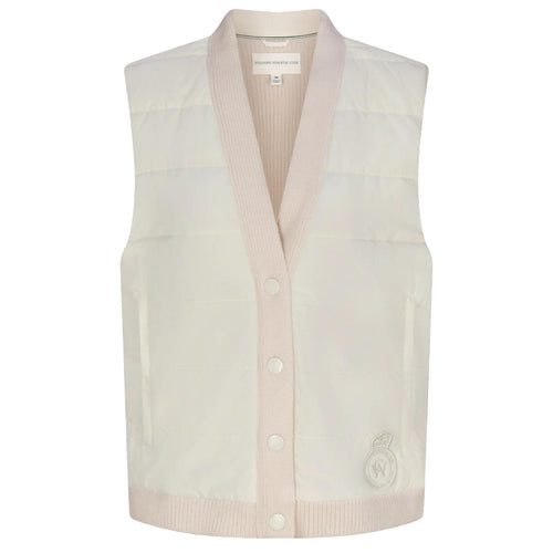 Womens Hallee Vest Pinky White