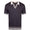 Horton Multistripe Tipping Polo Night Iris/White Sand
