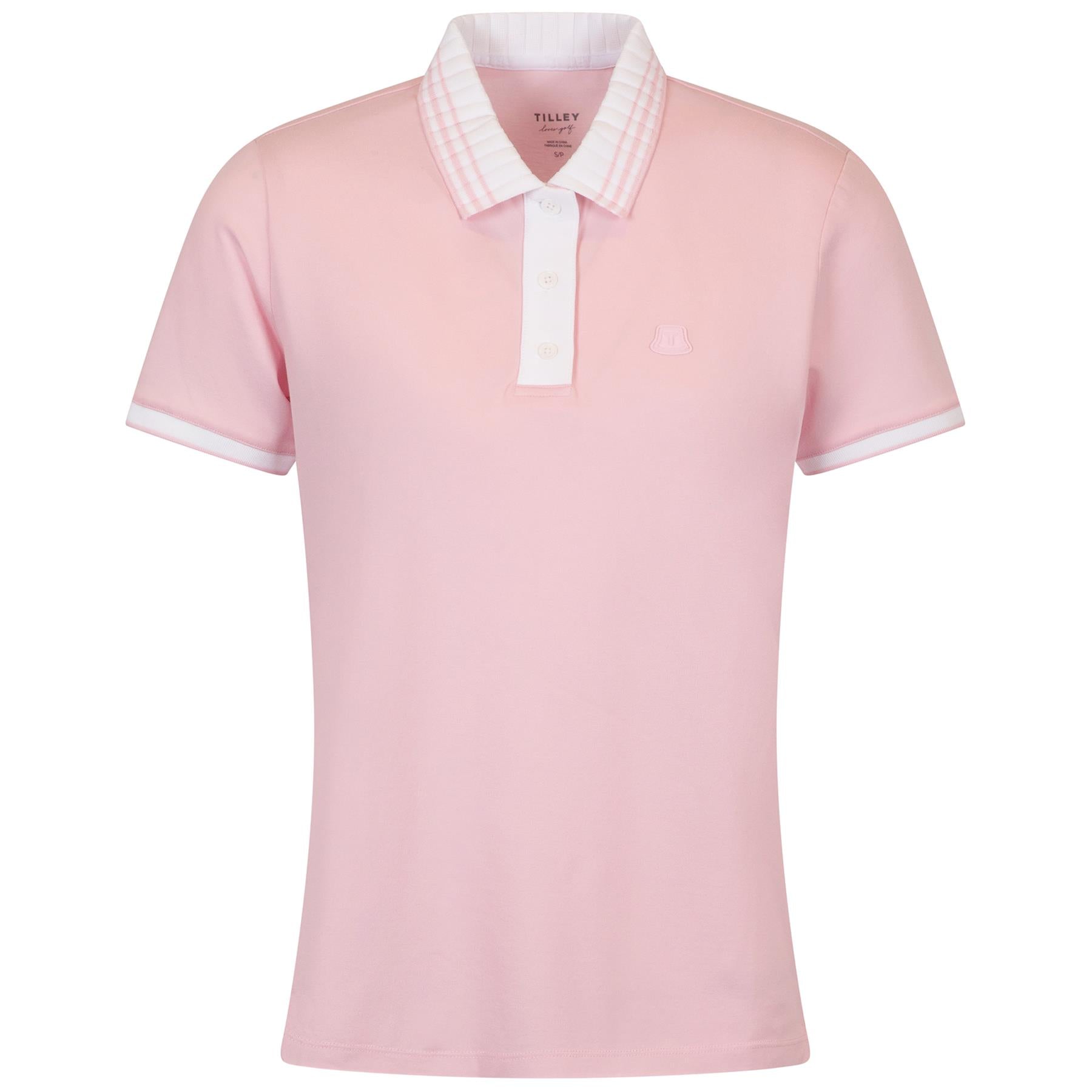 Womens Team Polo Pink