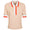Womens Polo Bisque/Fire