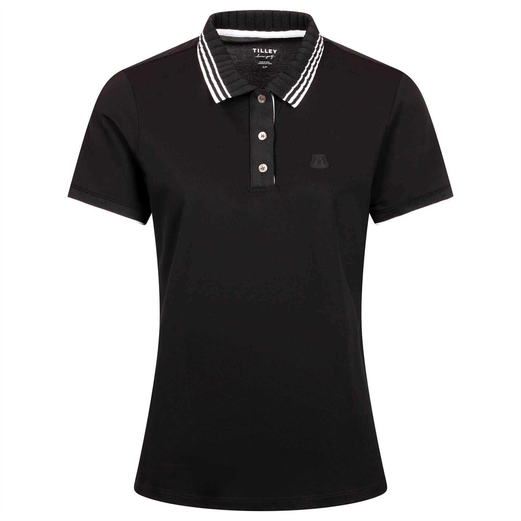 Womens Team Polo Black