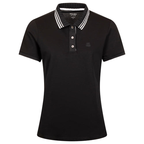 Womens Team Polo Black