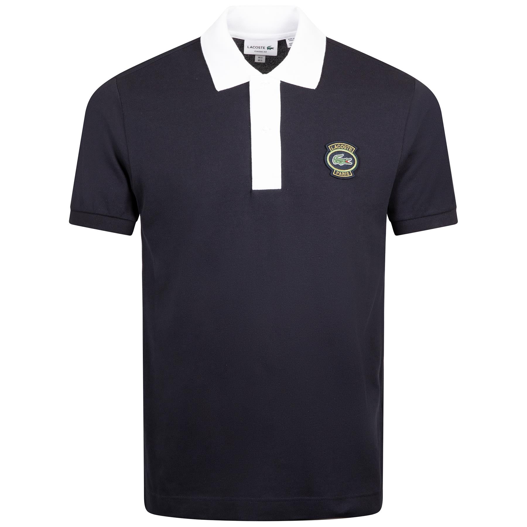 Badge Polo Navy Blue/White