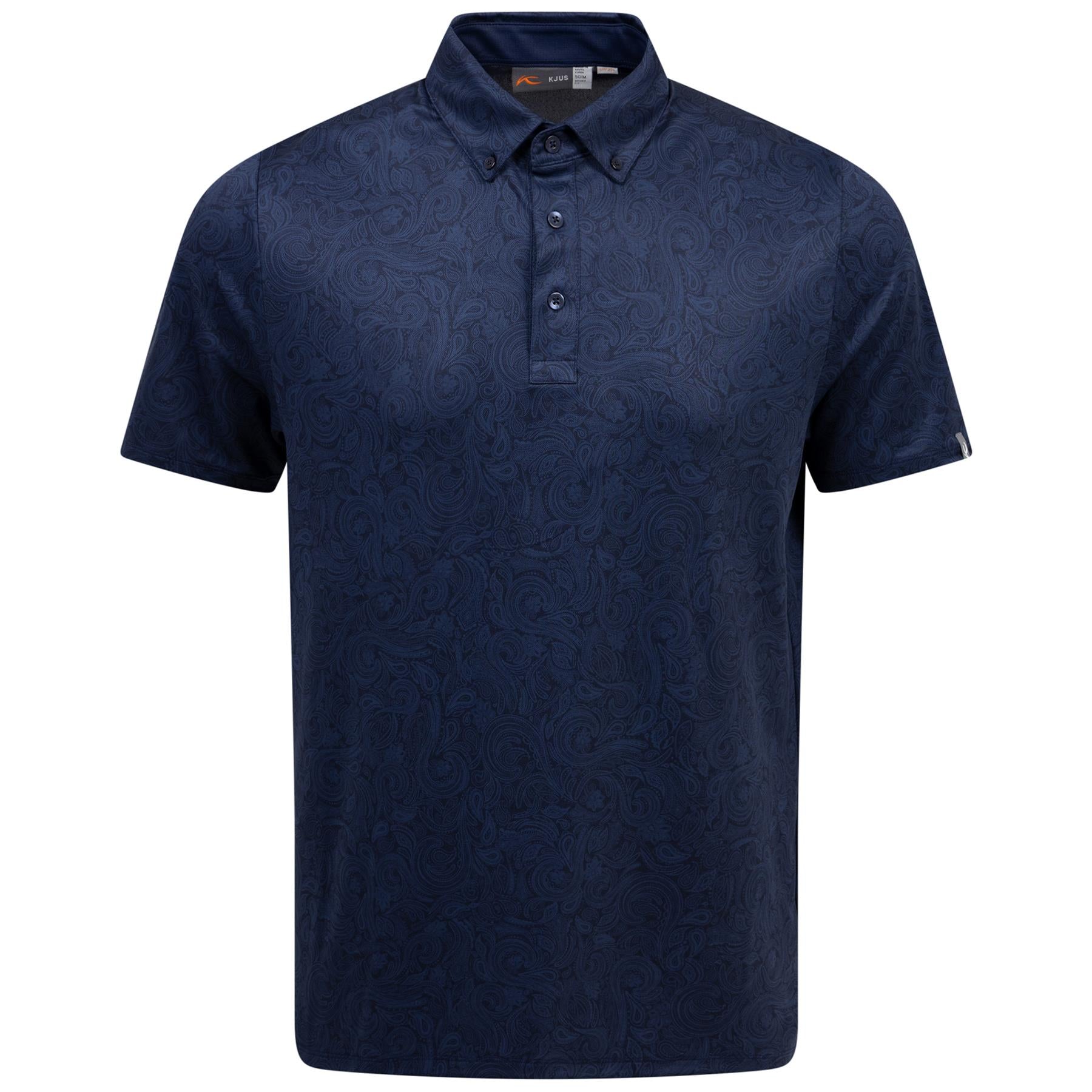 Lance Printed Polo Atlanta Blue