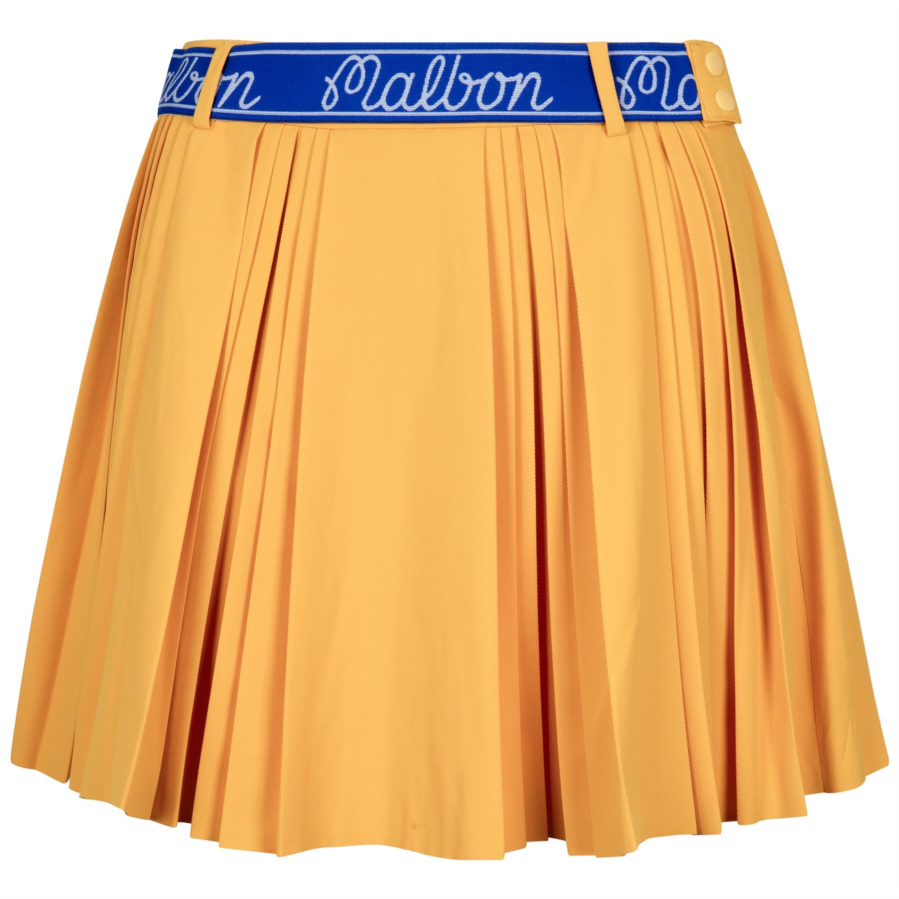 Womens Joelle Pleated Skirt Gold