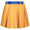 Womens Joelle Pleated Skirt Gold