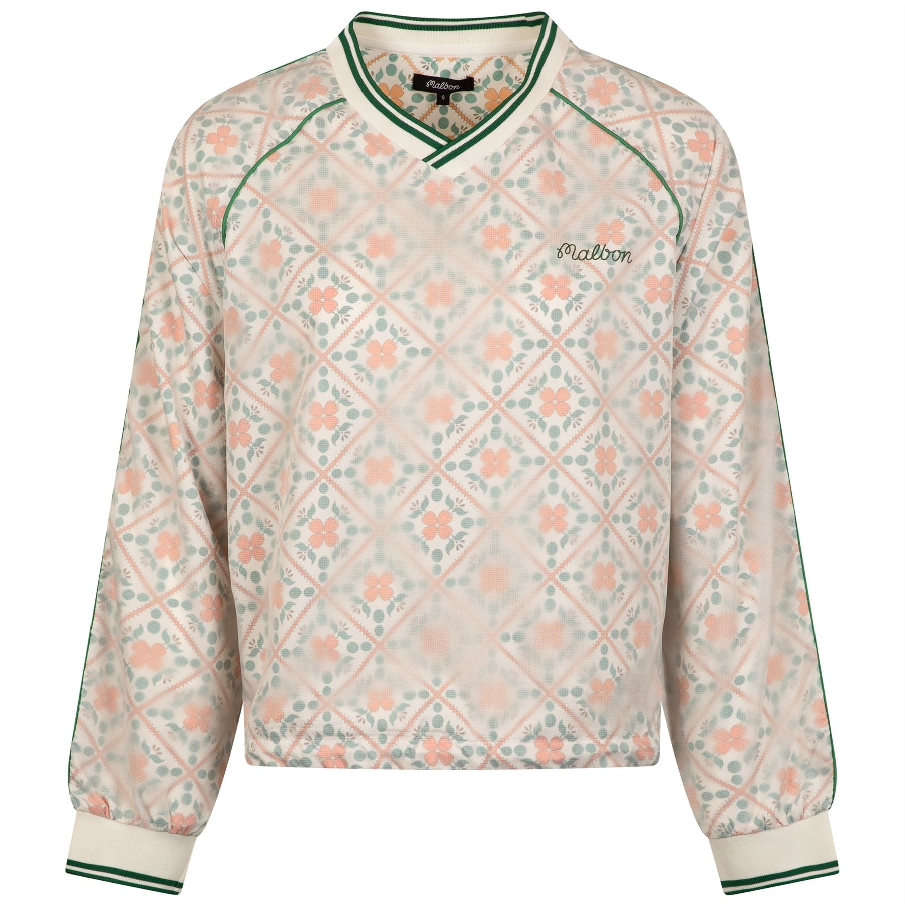 Womens Alessia Windbreaker Pullover Ivory Multi