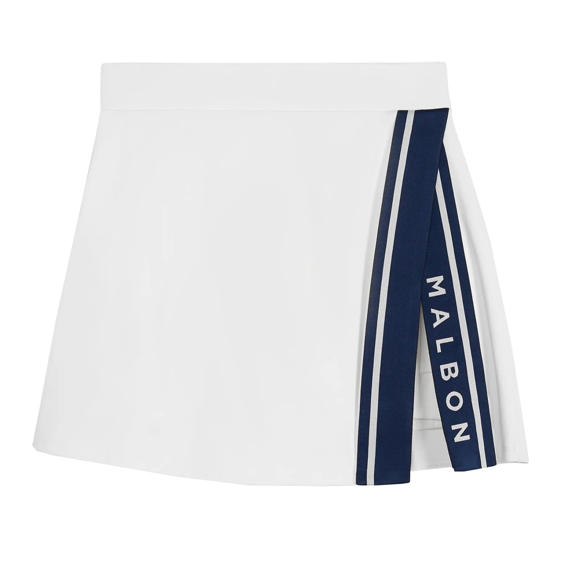 Womens Baseline Skirt White/Navy