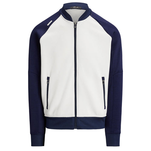RLX Kinetic Spacer Knit Sweater Ceramic White/Refined Navy