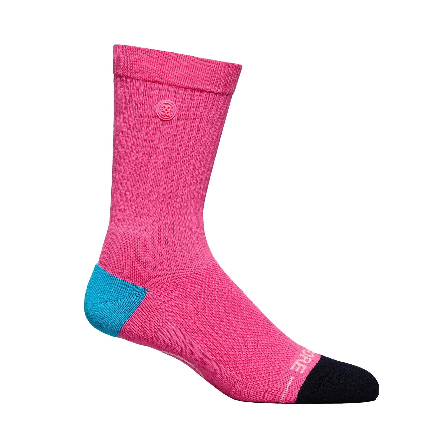 Crew Length Socks Knockout Pink